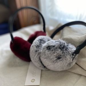 SOLD OUT! ETCETERA Rabbit Fur Ear Muffs